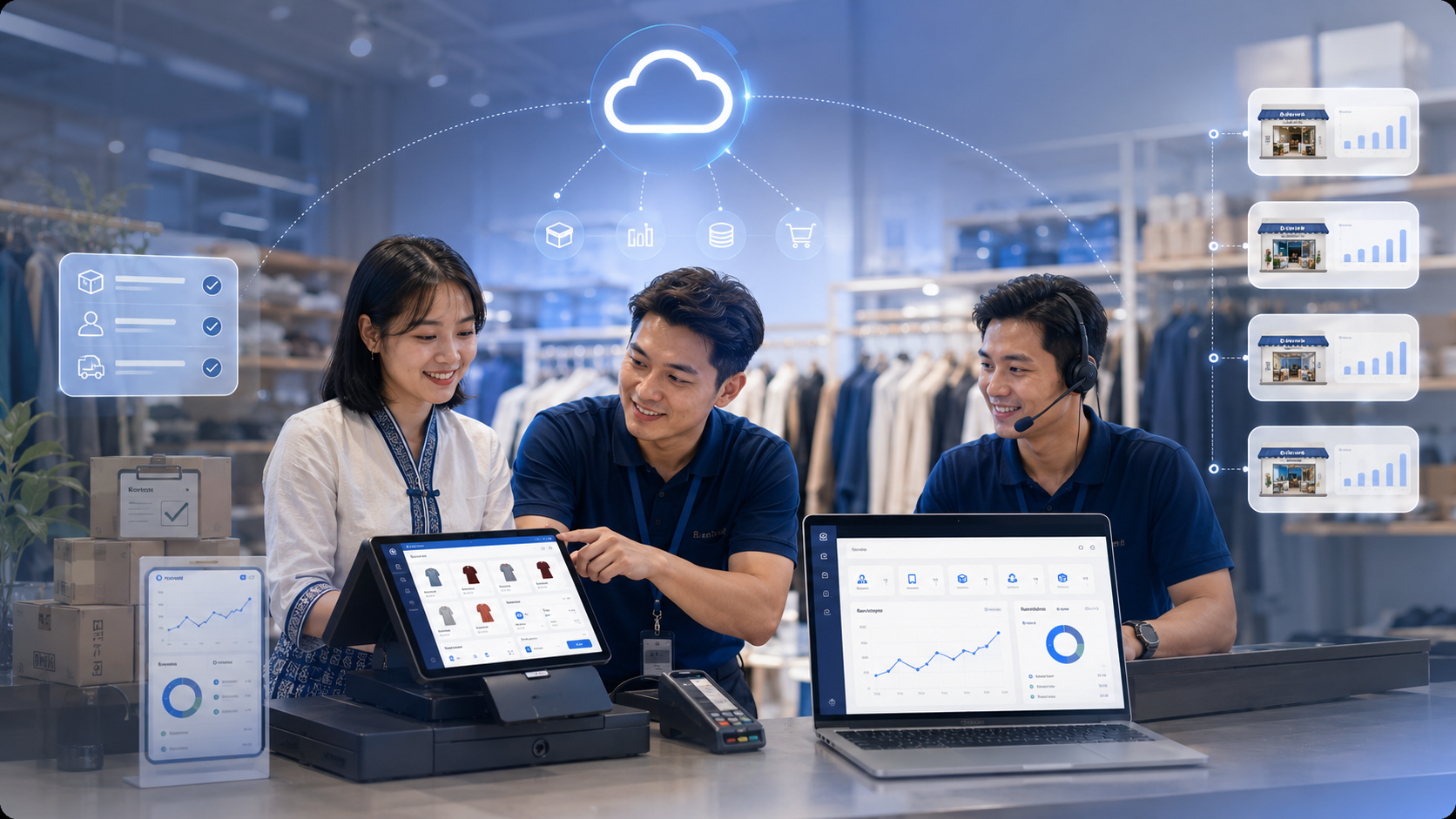 Zynem POS SaaS - Phone/Tablet-first POS Service for Myanmar Shops